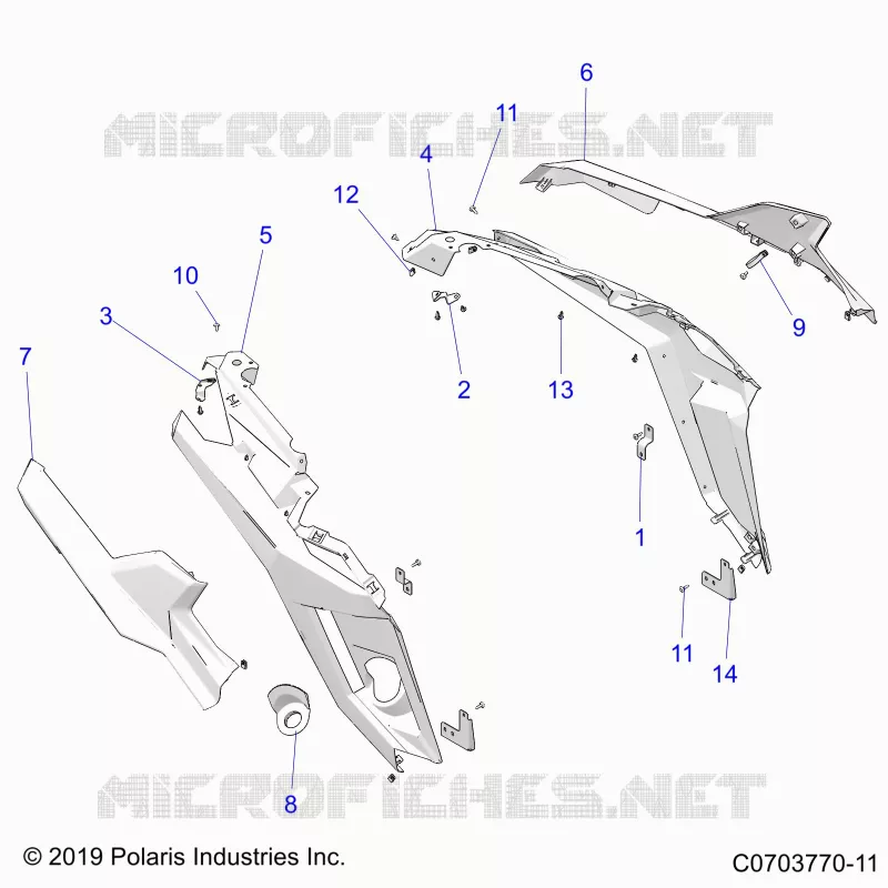 CARROZZERIA POSTERIORE FENDERS