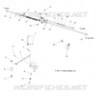 MOTORE, CARBURATORE MOUNTING AND CARBURANTE LINES