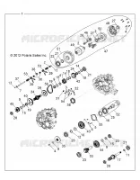 TRASMISSIONE, PRINCIPALE SCATOLA INGRANAGGI INTERNALS