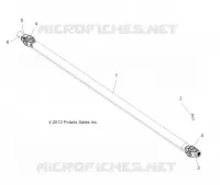 DRIVE TRAIN, FRONT PROP ALBERO