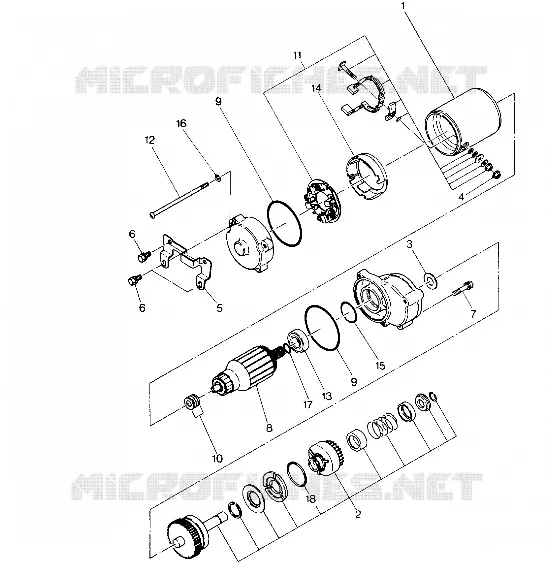 AVVIAMENTO MOTORE ASSEMBLY (4914761476042A)