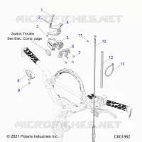 MOTORE, THROTTLE CONTROL ASM.
