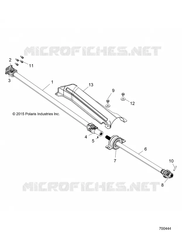 DRIVE TRAIN, FRONT PROP ALBERO