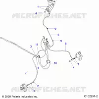 LINEE FRENO, FRONT