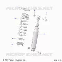 SUSPENSION, SHOCK ANTERIORE MOUNTING