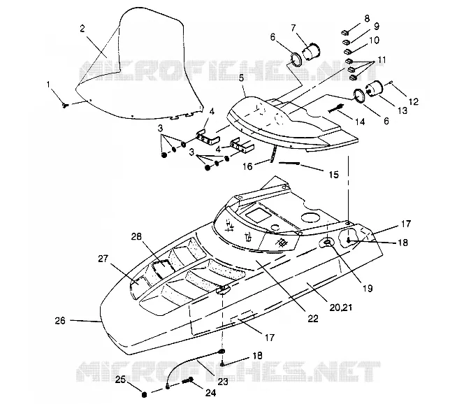 CAPPA DI MONTAGGIO  500 EFI 0952774, EFI SKS 0952574,   EFI SKS PT 0952974, and (4929052905A014)