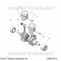ENGINE, PISTON AND ALBERO MOTORE