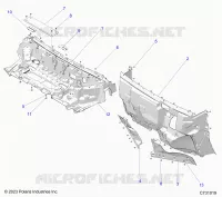 CAPPUCCIO LINER AND FRONT CLOSEOFF