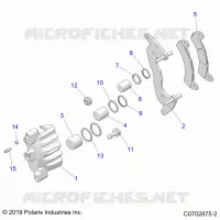 BRAKES, PINZA FRENO ANTERIORE