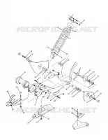 SWING ARM WELD. / AMMORTIZZATORE POSTERIORE ASSEMBLY 250 2X4 / W927527 (4922862286021A)