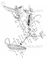 SOSPENSIONI ANTERIORI AND SCIARE Sport, Trail, 400 and 600 (4912701270007A)