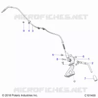 FRENO DI STAZIONAMENTO BRAKE HANDLE
