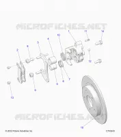 BRAKES, PINZA FRENO POSTERIORE