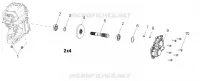 TRASMISSIONE, PRINCIPALE SCATOLA INGRANAGGI OUTPUT SHAFT