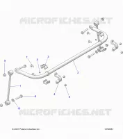 SUSPENSION, REAR BARRA DI STABILIZZAZIONE