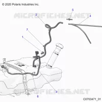 SISTEMA DI ALIMENTAZIONE CARBURANTE, LINES, STD.
