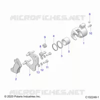 BRAKES, BRAKE PINZA FRENO ANTERIORE