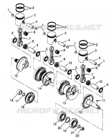 ALBERO MOTORE   PISTONEEE SLT 780 B974588 (4941174117C003)