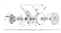 TRASMISSIONE FRIZIONE 400 and 650 (4914131413012A)