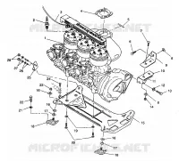 MONTAGGIO DEL MOTORE SL 650 B944058 (4926992699011A)