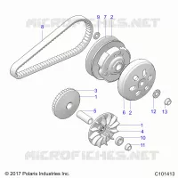 TRASMISSIONE, PRIMARY CLUTCH