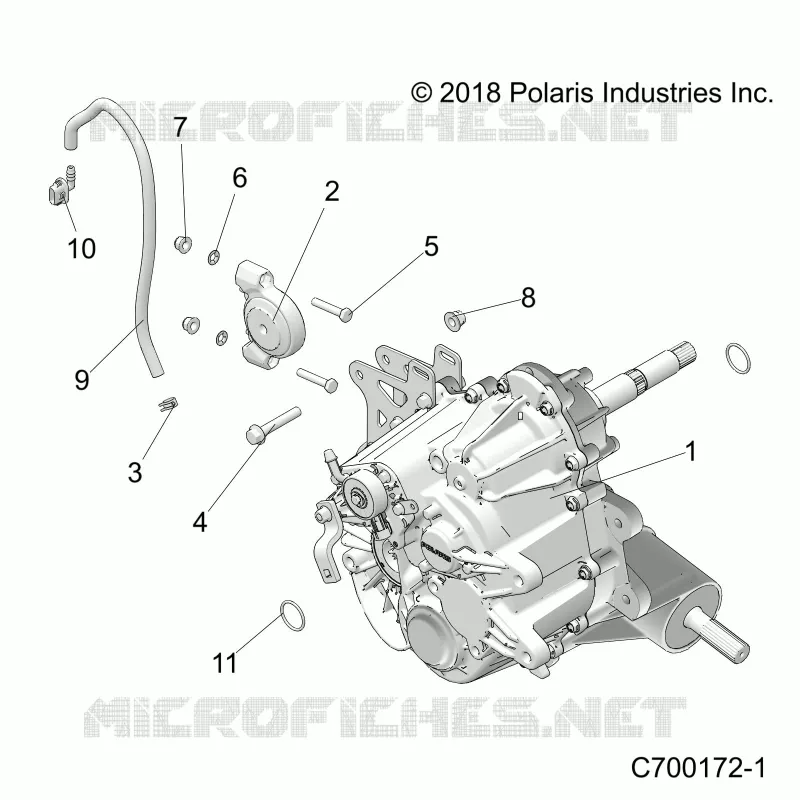 DRIVE TRAIN, MAIN SCATOLA INGRANAGGI MONTAGGIO