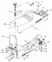 SEDILE   SERBATOIO DI GAS 440 0962760 (4931743174A007)