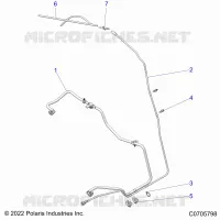 SISTEMA DI ALIMENTAZIONE CARBURANTES, FUEL LINES, STD.