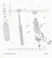 SUSPENSION, ANTERIORE MONTANTE