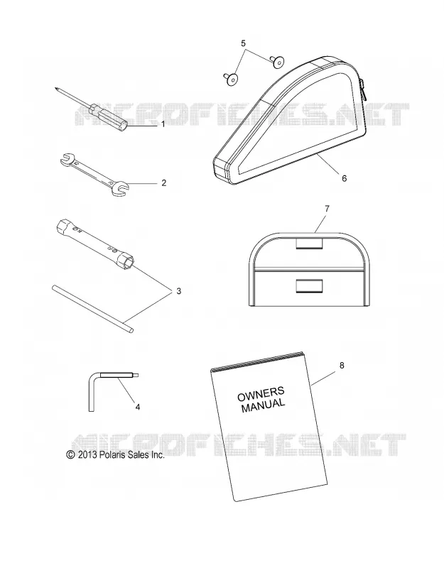 KIT DI STRUMENTI AND OWNERS MANUAL