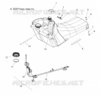 SISTEMA DI ALIMENTAZIONE CARBURANTE, CARBURANTE TANK ASM.