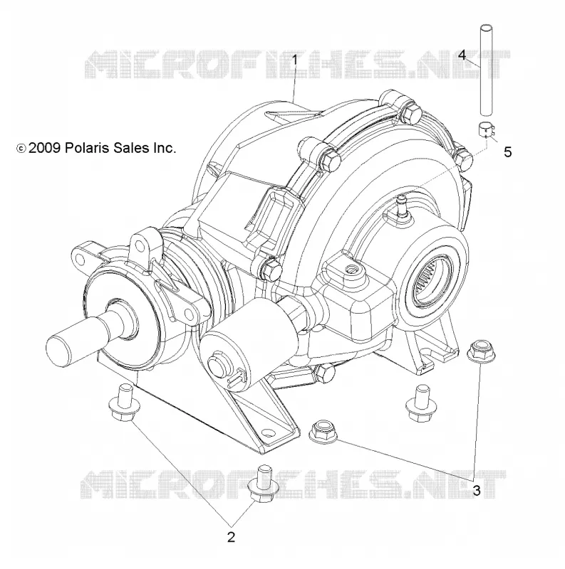 TRASMISSIONE, REAR SCATOLA INGRANAGGI MONTAGGIO