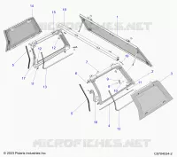CARROZZERIA POSTERIORE WINDOW AND REAR CAB MOUNTING