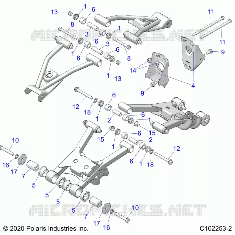 SOSPENSIONE POSTERIORE CONTROL ARM MOUNTING