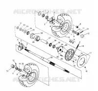 TRAZIONE POSTERIORE MONTAGGIO Sportsman 4x4 W958040 (4930403040C006)