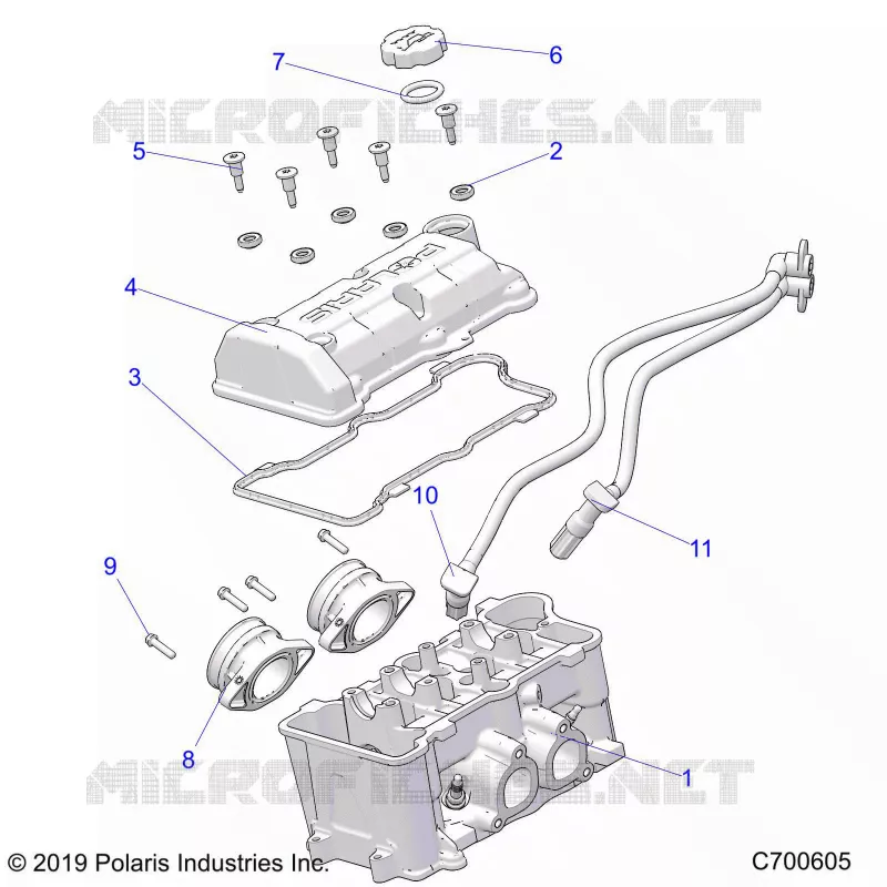 ENGINE, THROTTLE BODY AND VALVOLA COPERTURA