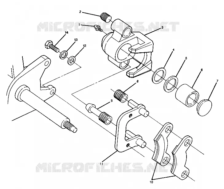 FRENO ANTERIORE MONTAGGIO 350 2X4 / W927539 (4922882288018A)