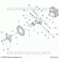 SUSPENSION, PORTAPACCHI POSTERIORE