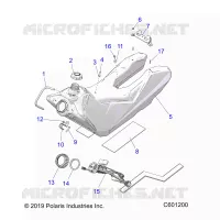 SISTEMA DI ALIMENTAZIONE CARBURANTE, FUEL TANK ASM.