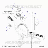 MOTORE, THROTTLE CONTROL ASM.