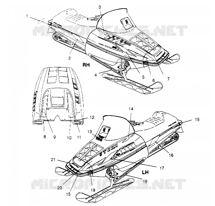 DECALS STORM 0950782, STORM SKS 0950582,  EURO STORM E950782, EURO STORM SK (4929012901A014)