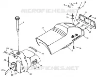 SEDILE   SERBATOIO DI GAS XCF 0971643 (4938613861A006)