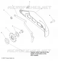 TRASMISSIONE, FRONT SPROCKET GUARD
