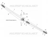 DRIVE TRAIN, FRONT PROP ALBERO