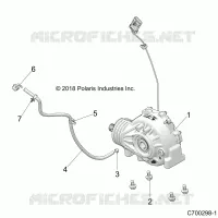 TRASMISSIONE, FRONT GEARCASE MOUNTING