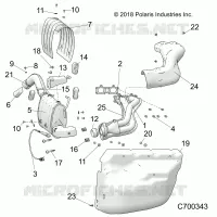 ENGINE, IMPIANTO DI SCARICO