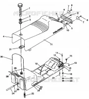 MONTAGGIO SEDILE   SERBATOIO 440 E942760 and 440 SKS E942560 (49273927390003)