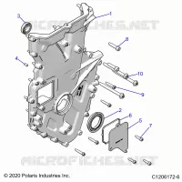 MOTORE, FRONT COVER AND RELATED