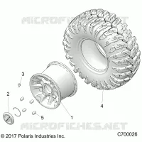 OPT, BLACK, ALUMINUM RUOTA POSTERIORES