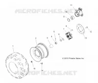 RUOTE, REAR TIRE AND BRAKE DISC
